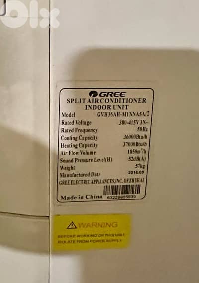 used AC for sale 36000 BTU