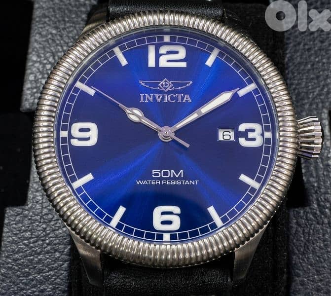 Original Blue Dial Invicta Men's Watch 1