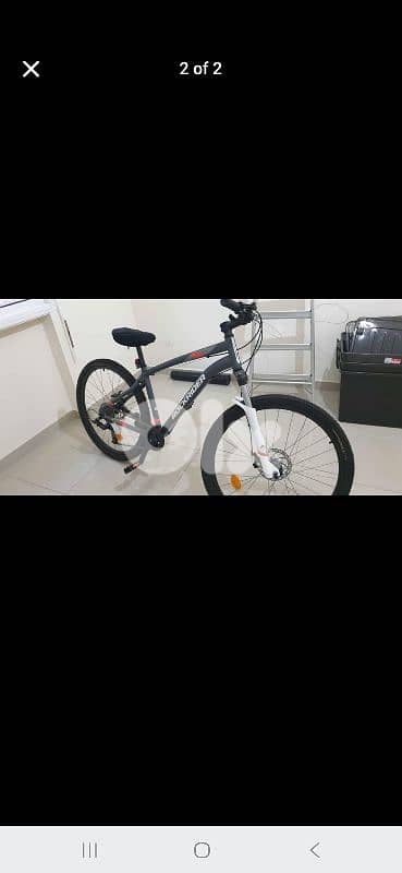 27.5" Touring Mountain Bicycle bike ST 120 - Grey/Orange 1