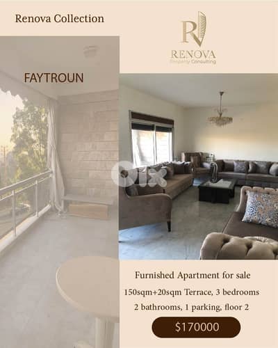 Furnished Apartment for sale in Faytroun