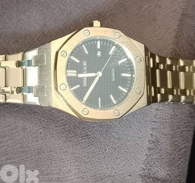 stainless steel watch