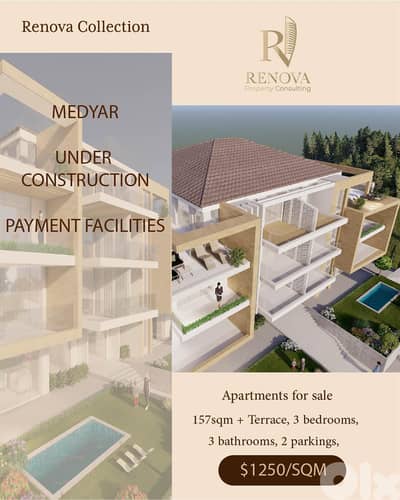 UnderConstruction Apartment for sale with Payment Facilities in Mediar