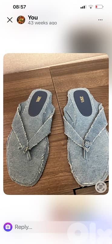 zara shoes denim size 36 1