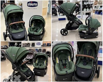 Poussete and car seat chicco