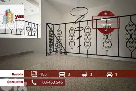 Baabda 185m2 | Duplex | Prime Locaiton | High End | OH