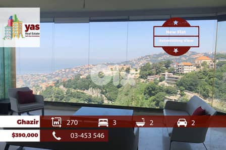 Ghazir 270m2 | New Flat | Astonishing View | Prime Location | OH