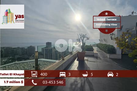 Tallit Al Khayyat 400m2 | 160m2 Terrace | Sea View | Upgraded | OH