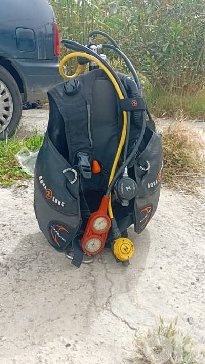 BCD vest & oxygen tank 15L  for diving
