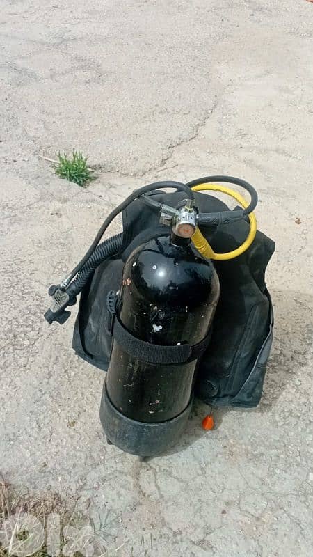 BCD vest & oxygen tank 15L  for diving 1
