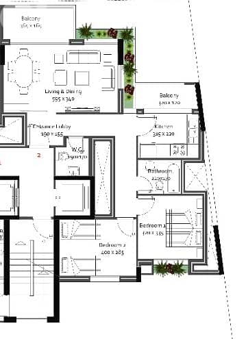 120m² Apartment for Sale in Kaskas 1688 – 2 Bedrooms – Deed Available