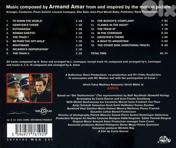 Armand Amar – Amen 1