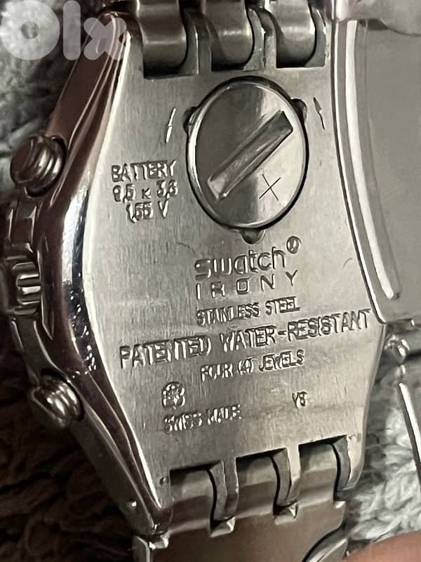 Swatch Irony Chronograph Swiss Made Stainless Steel Watch 1
