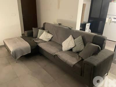 L shaped sofa