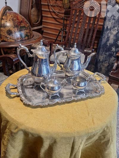 set of 5 pieces tea set made in usa