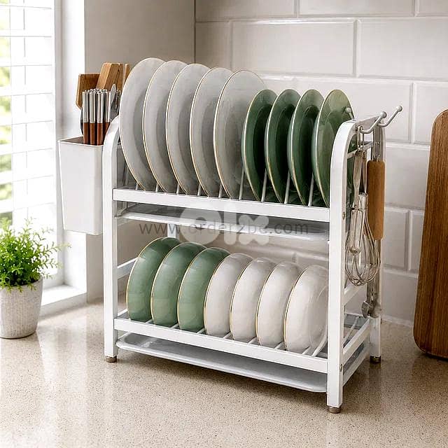 2-Tier Compact Dish Drying Rack 4