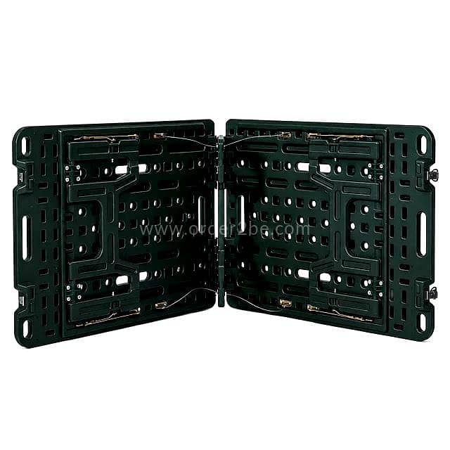 Folding Camping Platform Bed — 196cm Forest Green 5