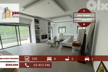 Qennabet Baabdat 350m2 | Duplex | New | Prime Location | TCH