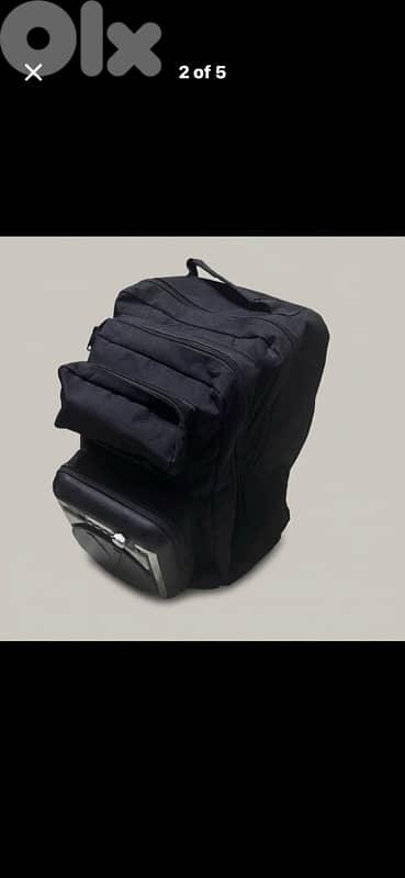 Tactical Bluetooth Speaker Backpack with LED Lights Multi-pocket Bag 1