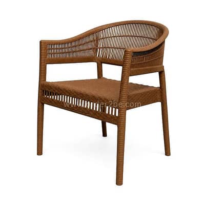 Woven Outdoor Chair — Weather-Resistant Rattan Style