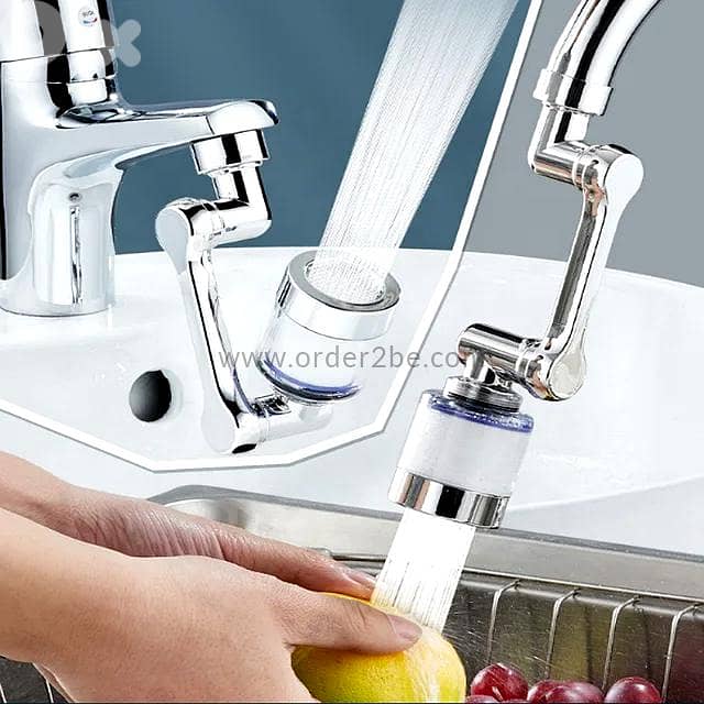 1080° Rotating Faucet Extender with Splash Filter 5