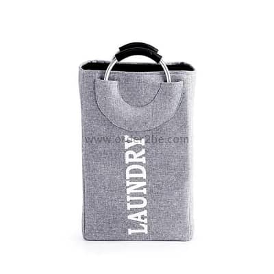 Freestanding Laundry Bag with Padded Aluminum Handles