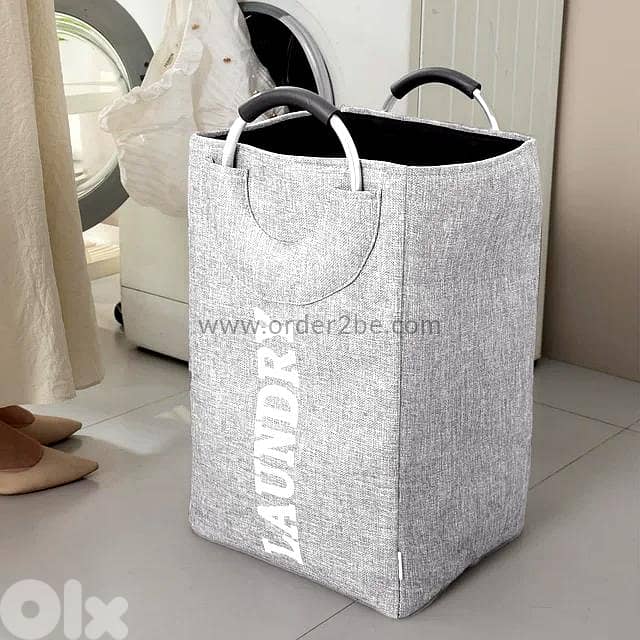 Freestanding Laundry Bag with Padded Aluminum Handles 5