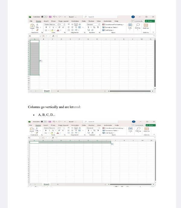 excel basics guide 1