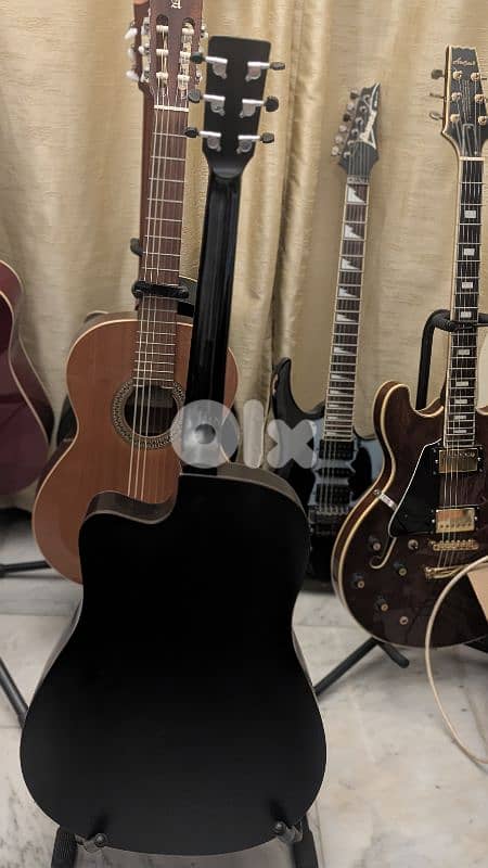 moon electro accoustic guitar 2
