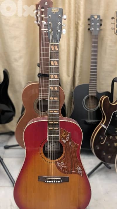 hondo vintage hummingbird guitar