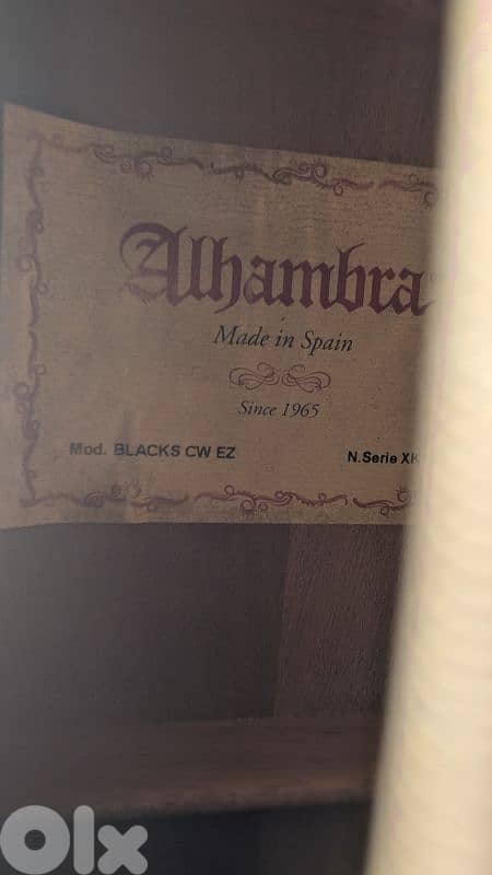 Alhambra professional guitar 3