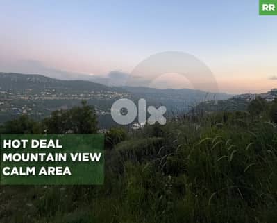 LAND/Baissour, Aley/بيصور/ Mountain View/25/45 zoning / REF#RR136193 !
