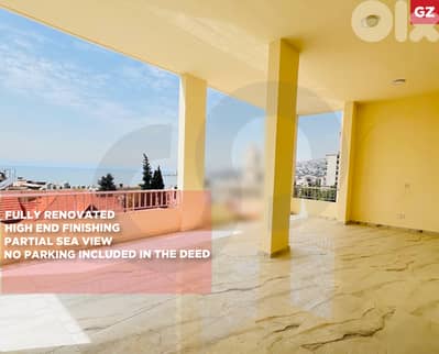 SEA VIEW/huge balcony/Haret Sakher, Keserouan/حارة صخر/ REF#GZ136196 !