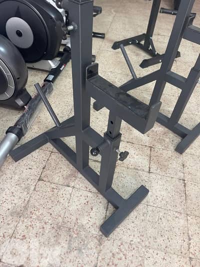 Squat and bench rack heavy duty