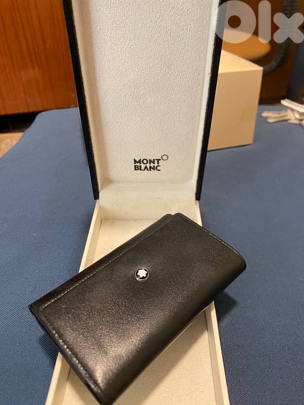Authentic Montblanc Meisterstück Key Case – Mint Condition 1