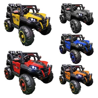 Battery Ride On Jeep 4x4 Big Size Wheels for Kids 12V - سيارة كهربائية