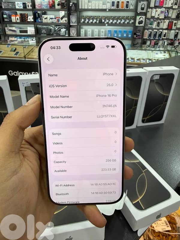 IPHONE 16 PRO 256GB OPEN BOX 5