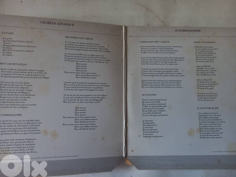 Charles aznavour vinyls check description 4