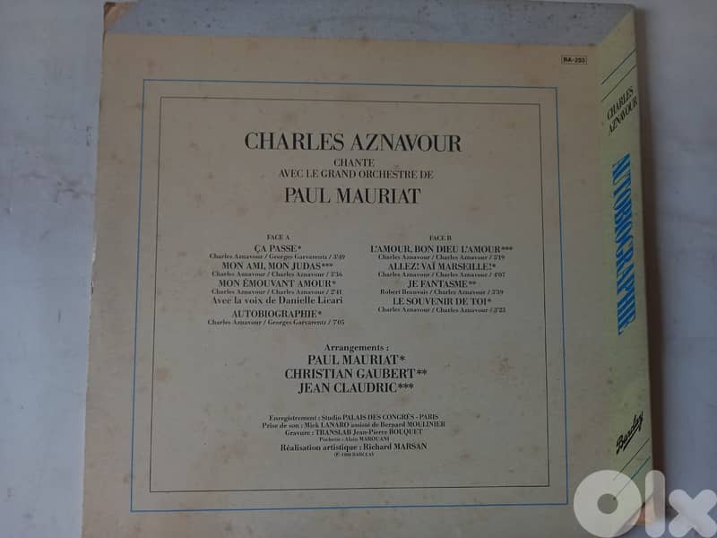 Charles aznavour vinyls check description 5