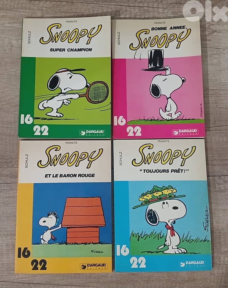 French Comics - BD Achille Talon Snoopy Barbe Rouge Bob Morane 1