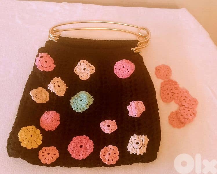 handmade crochet handbag 1