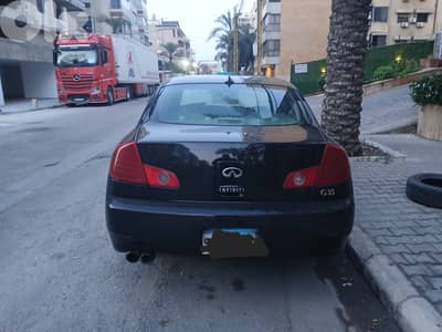 Infiniti.  4 doors.  2003
