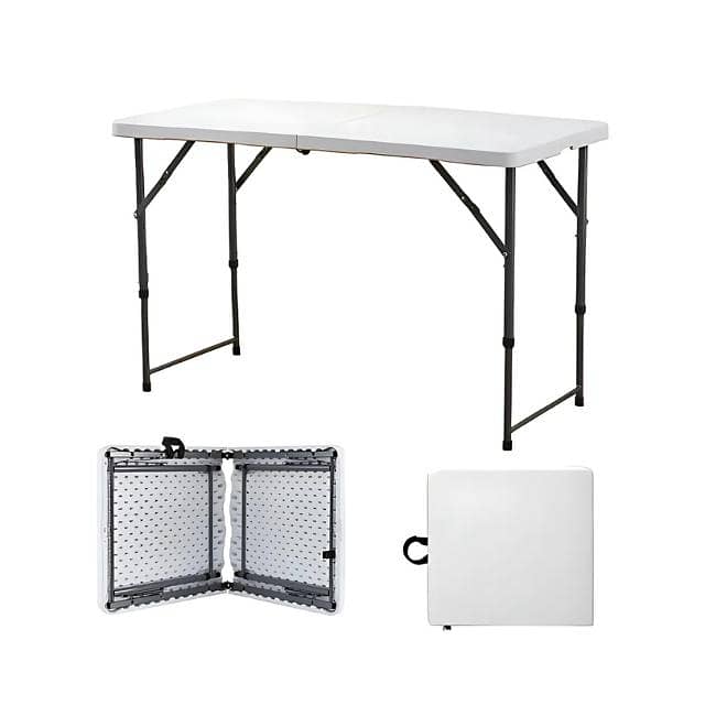 Folding Study Table with 3 Heights & Compact Briefcase Design 3