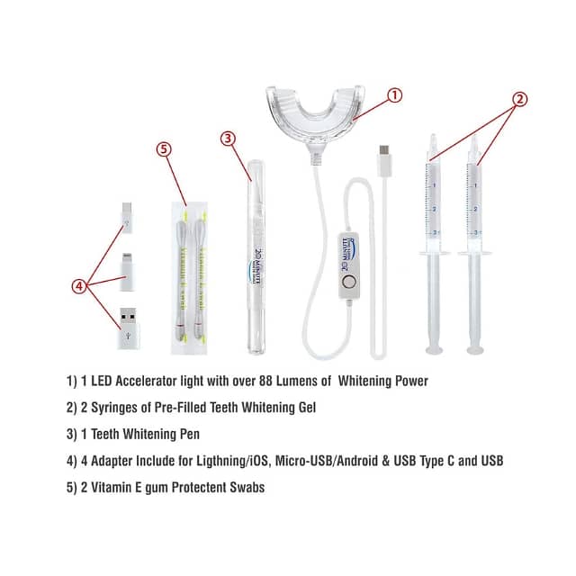 20-Minute White Smile Teeth Whitening Kit – Up to 8 Shades Brighter 5