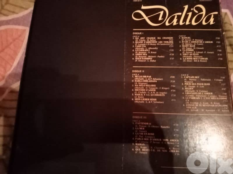 dalida coffret or collection 3 records 1978 1