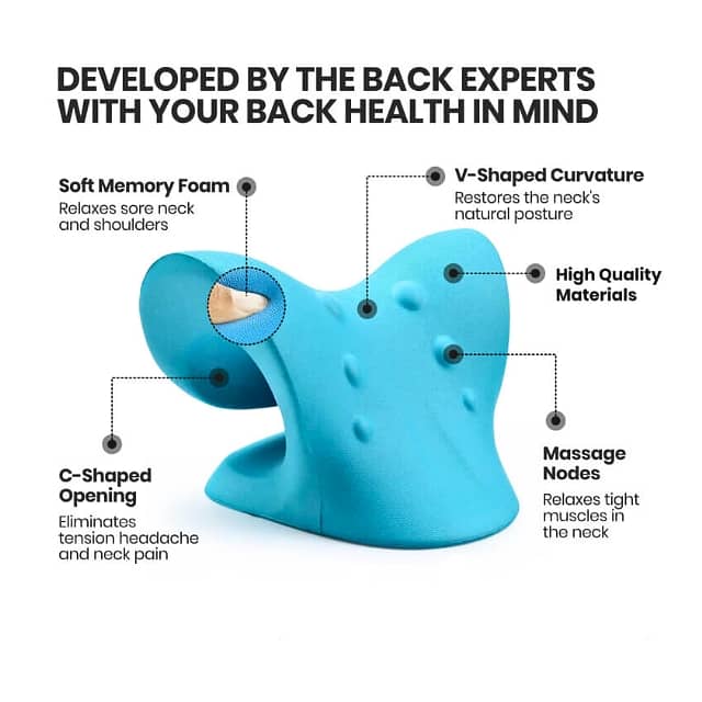 Neck and Shoulders Cervical Traction Pillow 2