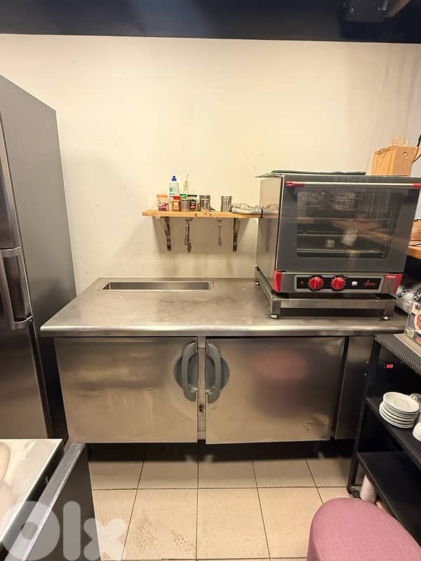 2 door refrigerator counter fridge 4