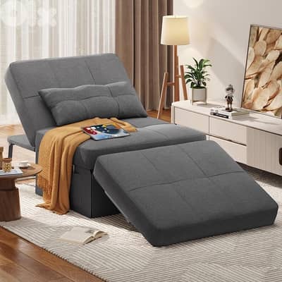 Sleeper Chair Bed, 4 in 1 Convertible Chair Bed Sofa Bed