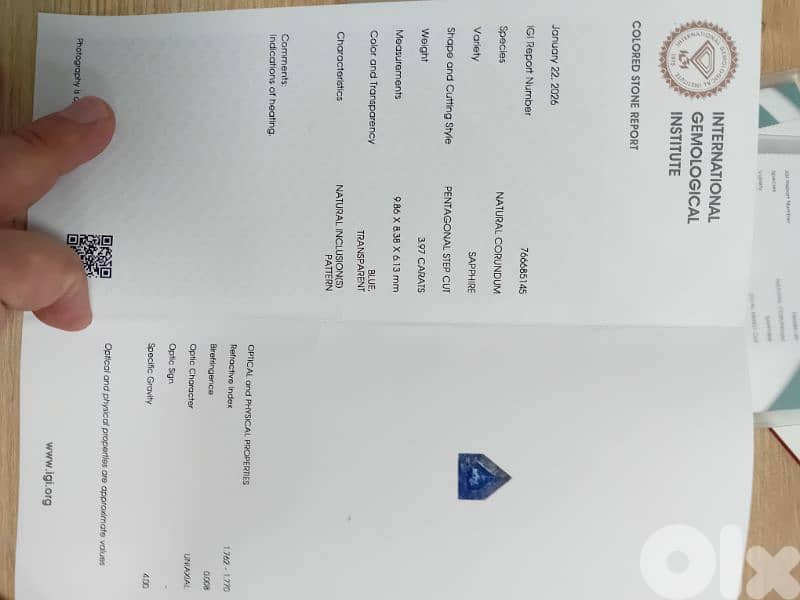 certified sapphire 3.9 ct 2