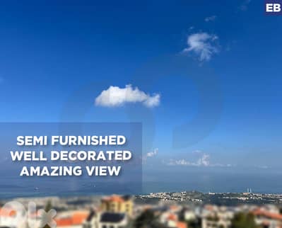 Prime location, terrace,  open view, Bayada, Metn/بياضة REF#EB136257
