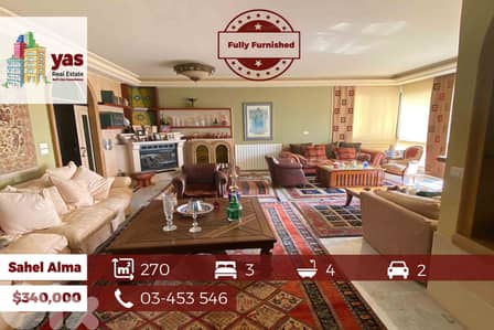 Sahel Alma 270m2 | Fully Furnished | Decorated | Sea View |